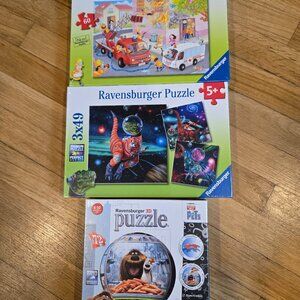 Ravensburger Puzzles: New: Secret Life Of Pets, etc.
